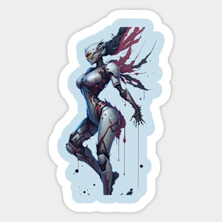 Cybernetic Beauty Sticker